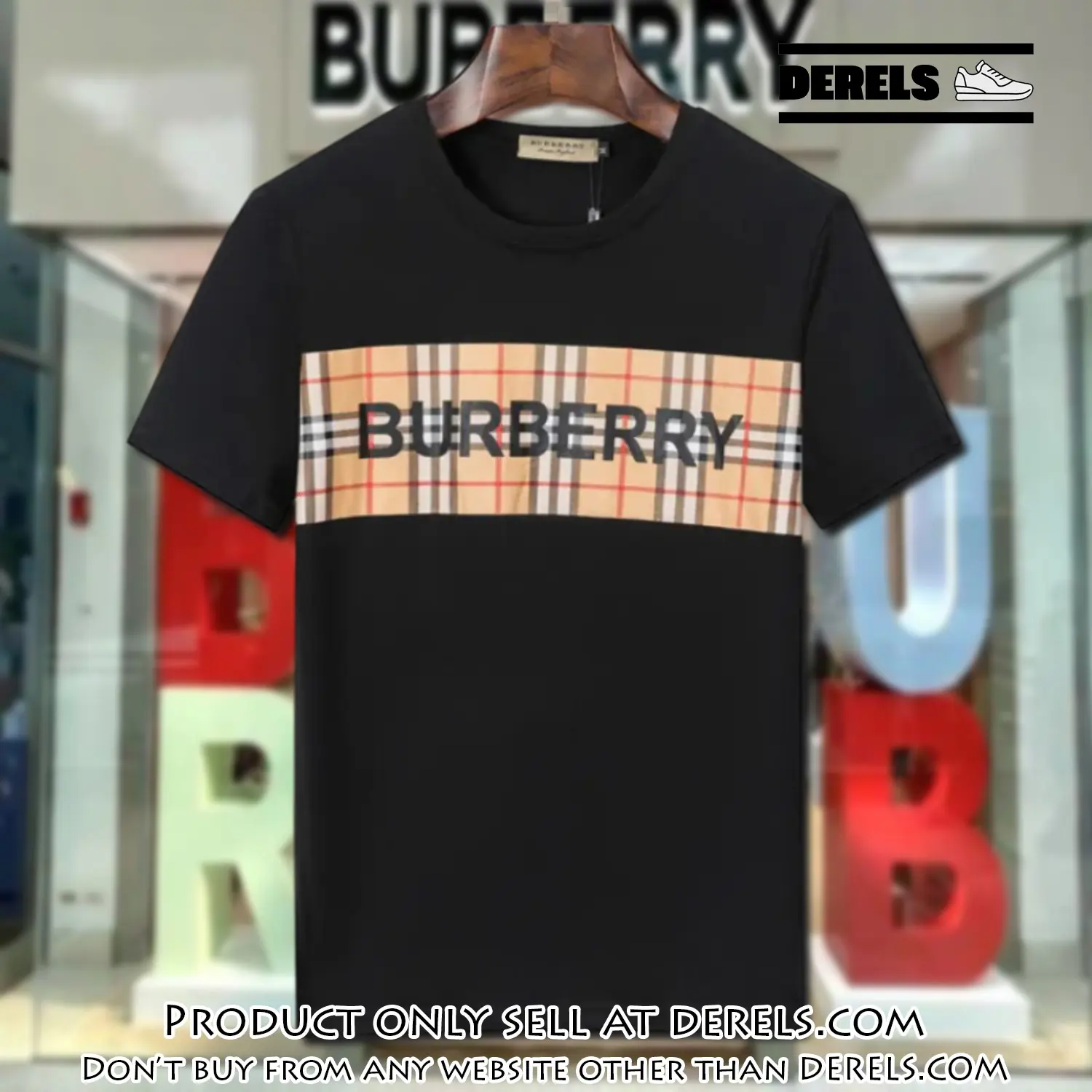 Burberry london black luxury brand tshirt outfit for men women dr2331937